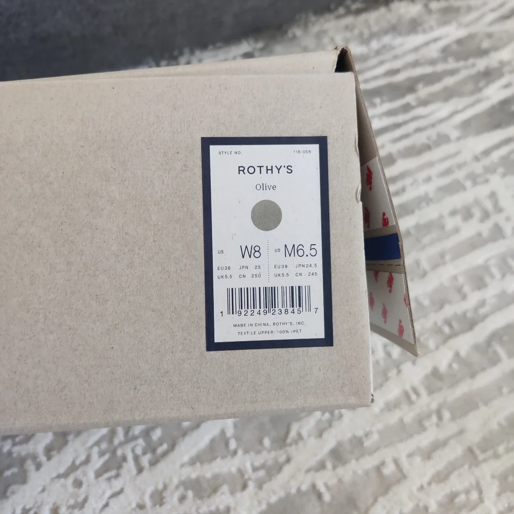 Rothy's City Slip On Sneaker - Olive - Picture 6 of 6